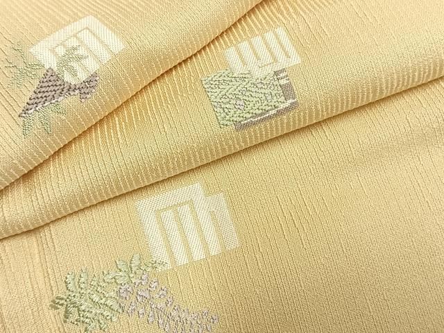 平和屋着物●お召　唐織　源氏香　正絹　逸品　AABK1401fy 28,470円
