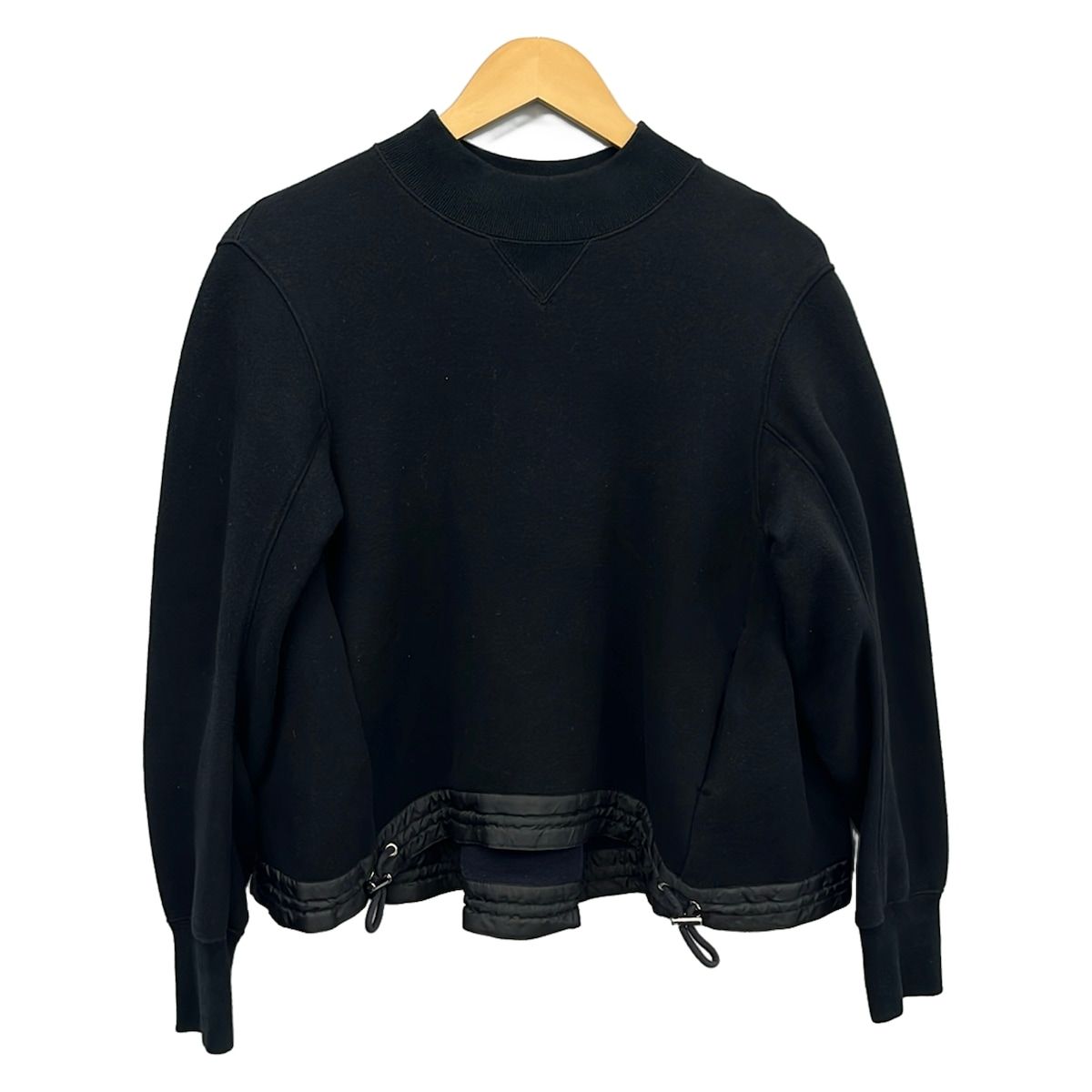 Sacai(サカイ) トレーナー サイズ1 S レディース - 17-03524 ダークネイビー×黒 長袖