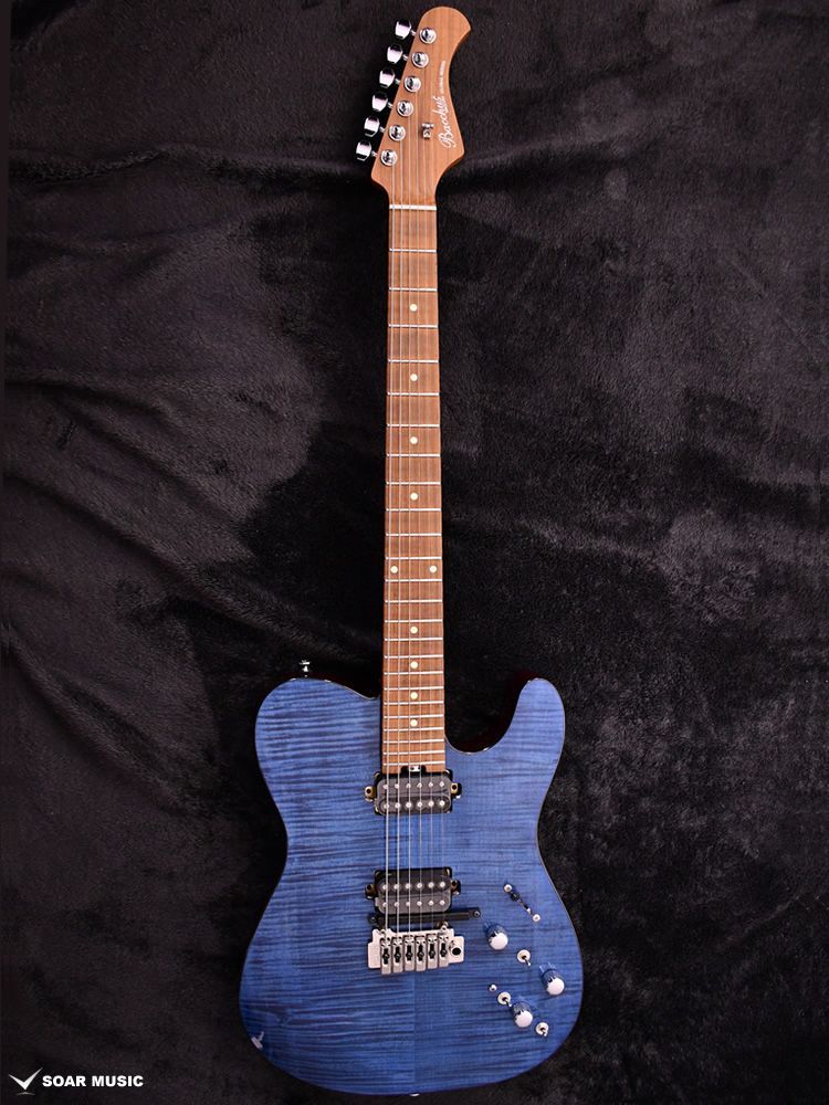 Bacchus バッカス TACTICS24-FM-GK ST-BLU シースルーブルー #GI21667 約3.6kg BOSSシンセサイザー用ピックアップ GK-5 搭載 グローバルシリーズ エレキギター