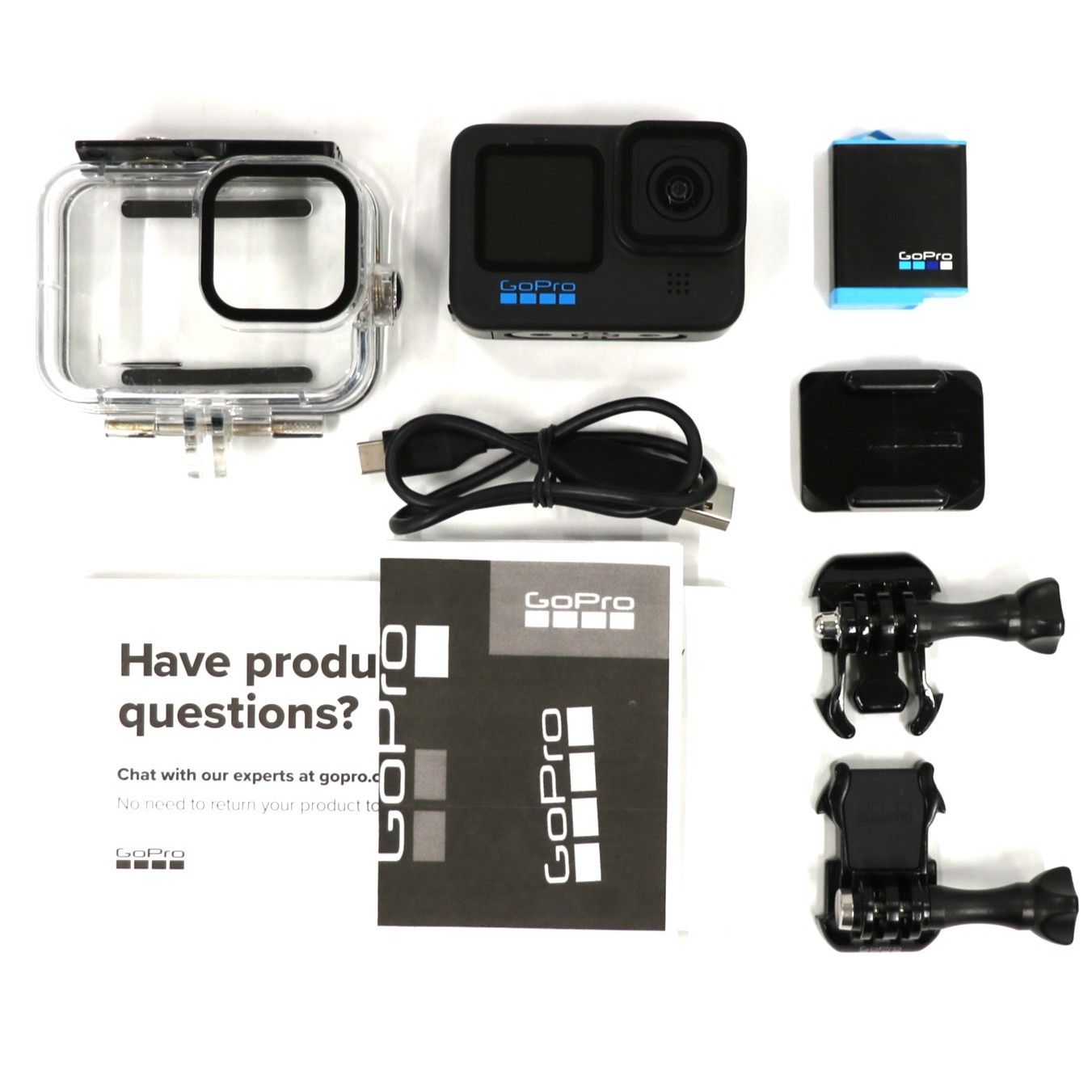 GoPro HERO10 Black(防水ハウジング付き) hero10-black 整備済みアウトレット品 [中古(C)]