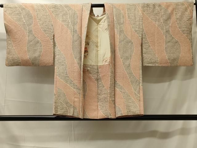平和屋着物＃羽織　総絞り　流水青海波文　正絹　逸品　CABK3408in 7,384円