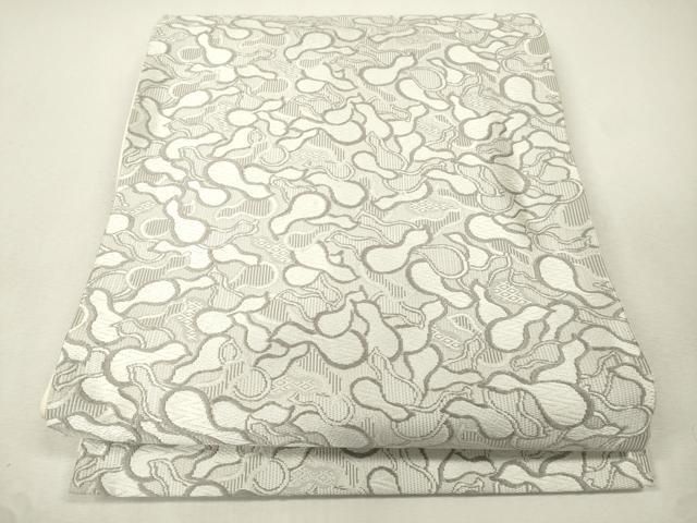 平和屋着物●六通柄袋帯　唐織　瓢箪　正絹　逸品　CABM0406dy 20,306円