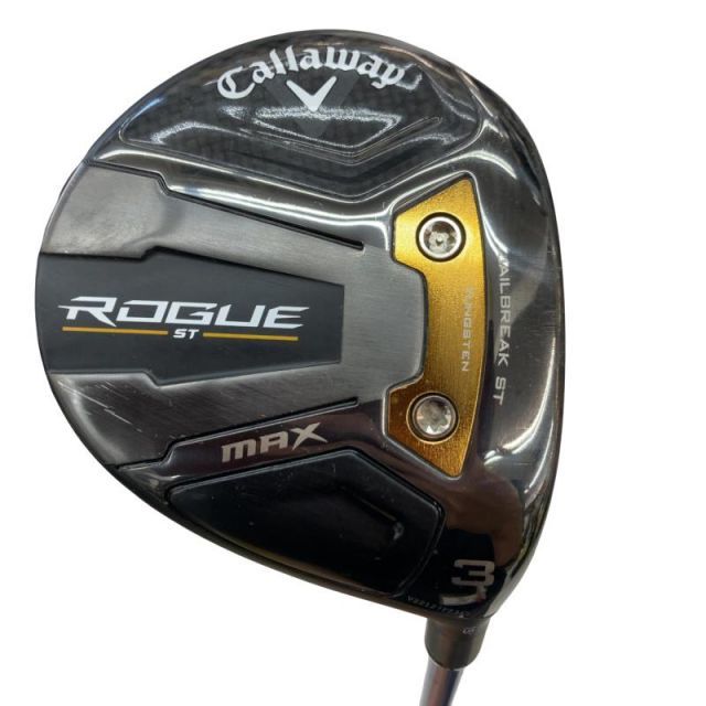 【中古】 キャロウェイ ROGUE ST MAX 3W フェアウェイウッド FW リシャフト (フレックスその他) メンズ 男性用 右利き 右用 Dランク ゴルフクラブ