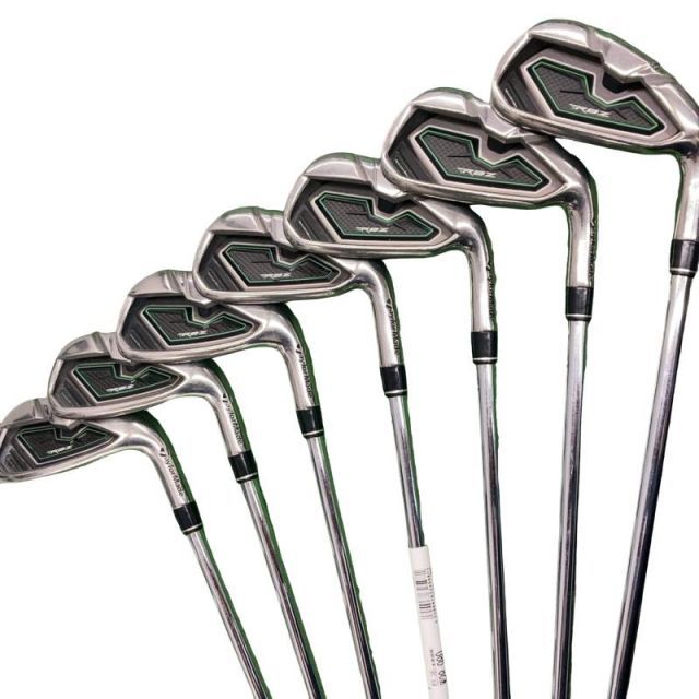 【中古】 テーラーメイド RBZ 8S USA アイアンセット IR RBZ スチール (フレックスR) メンズ 男性用 右利き 右用 Cランク ゴルフクラブ