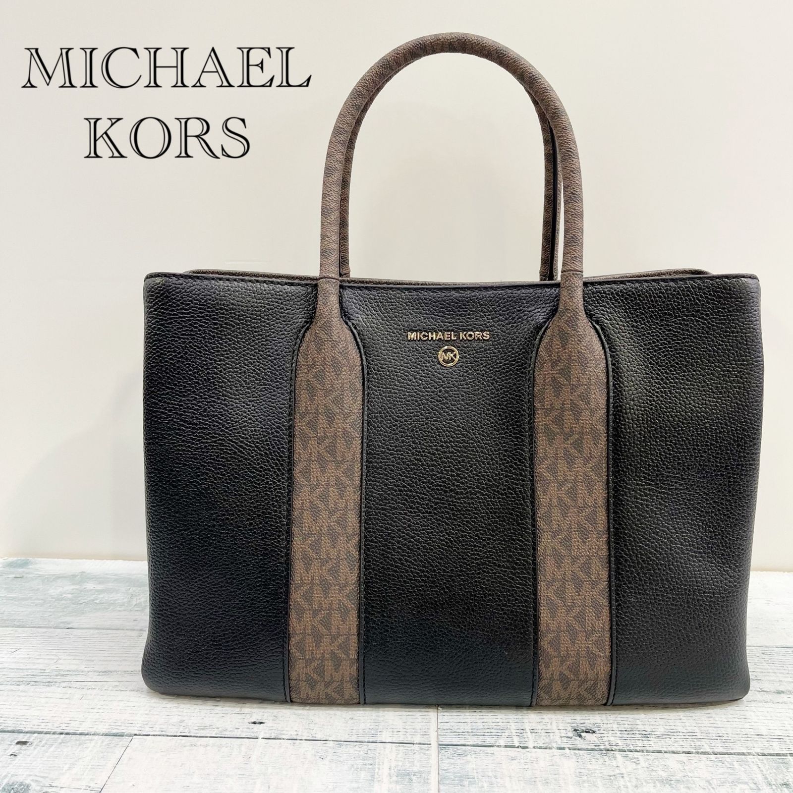 MICHAEL KORS マイケルコース Ａｕｓｔｉｎレザー ２Ｗａｙ ハンドバッグ ショルダーバッグ ブラック _208 11,400円
