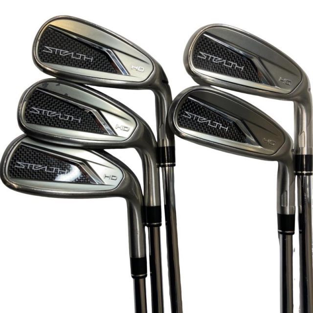 【中古】 テーラーメイド STEALTH HD(2023) 5S アイアンセット IR KBS MAX MT80 JP (フレックスS) メンズ 男性用 右利き 右用 Cランク ゴルフクラブ