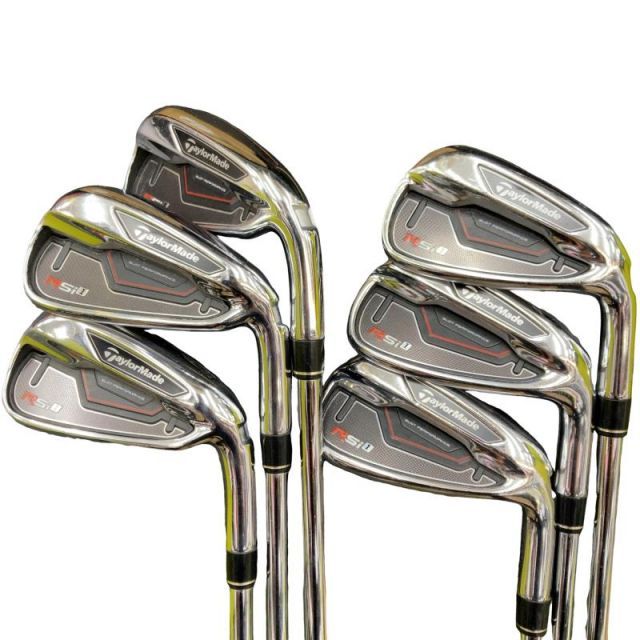 【中古】 テーラーメイド RSi 1 6S アイアンセット IR KBS C-TAPER 90 (フレックスR) メンズ 男性用 右利き 右用 Cランク ゴルフクラブ