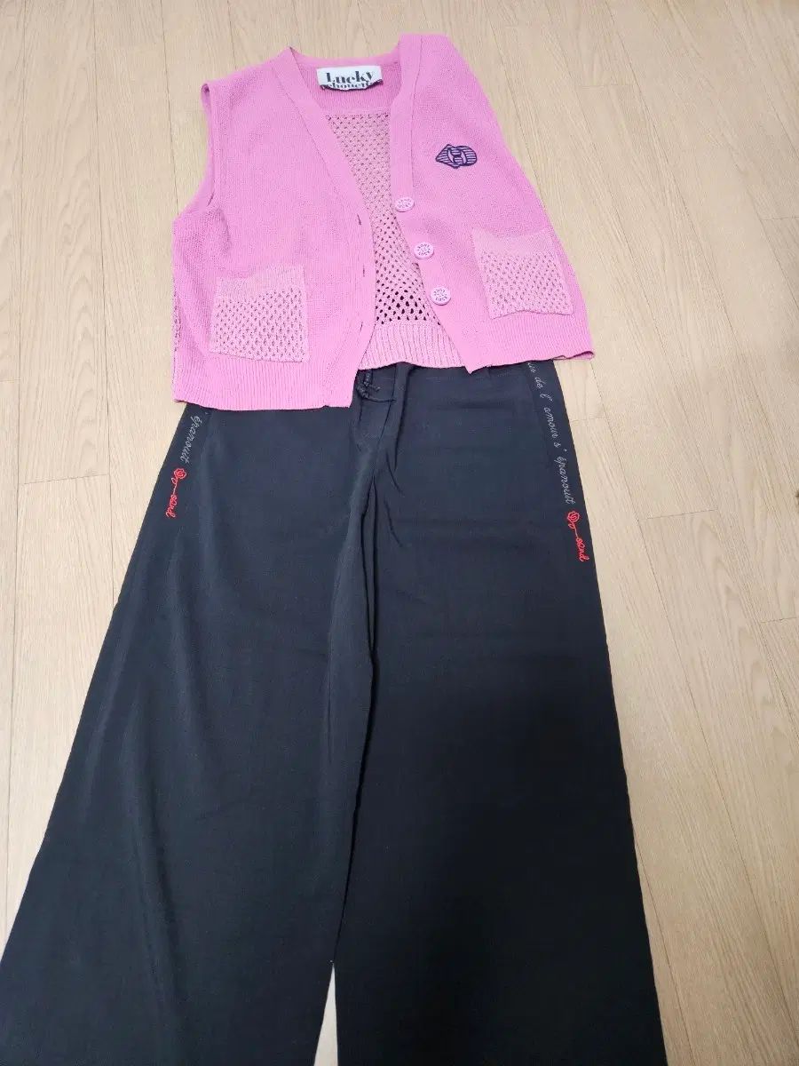 オッズセカンド 밴딩 ワイド パンツ