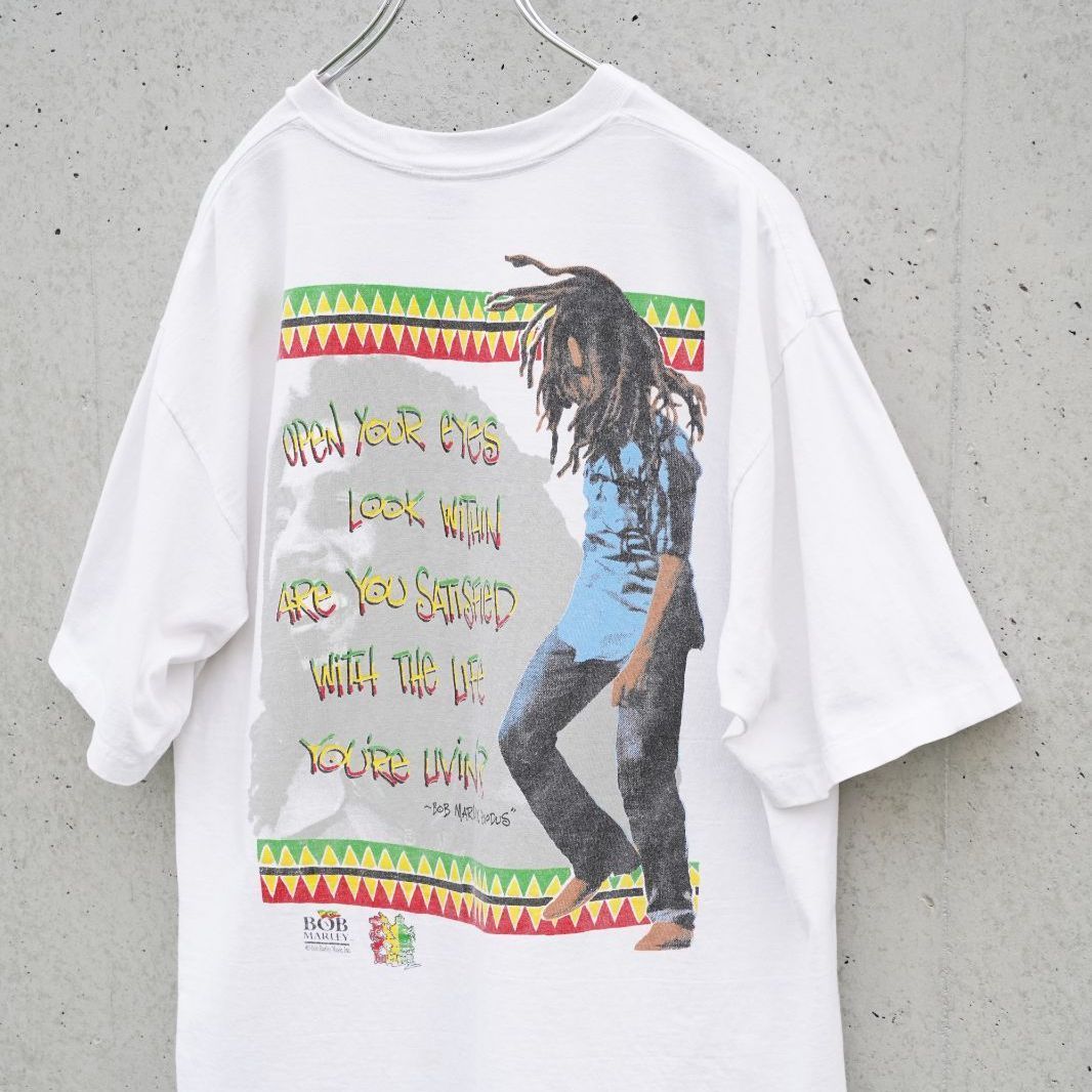 90s Bob Marley Exodus USA製 XL 両面プリント ヴィンテージT