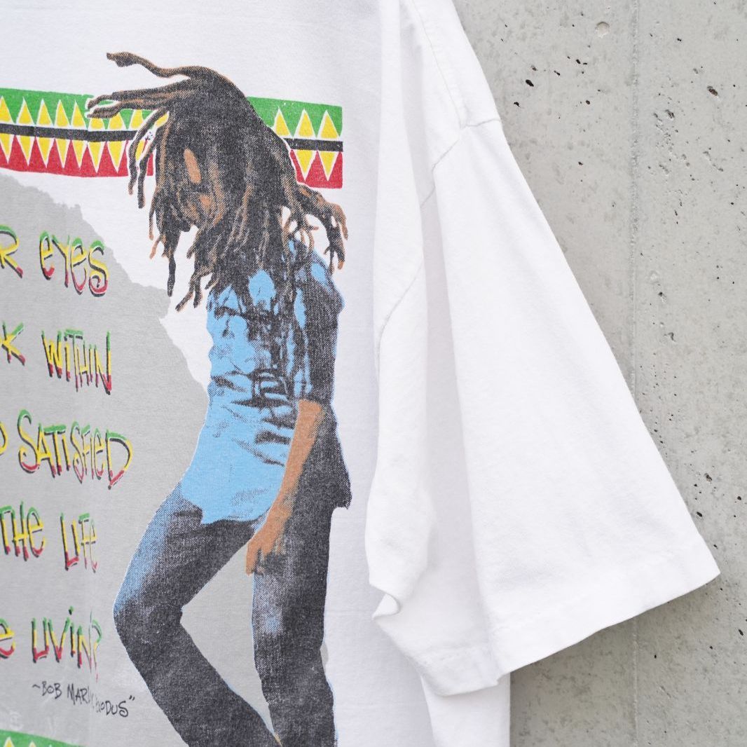 90s Bob Marley Exodus USA製 XL 両面プリント ヴィンテージT