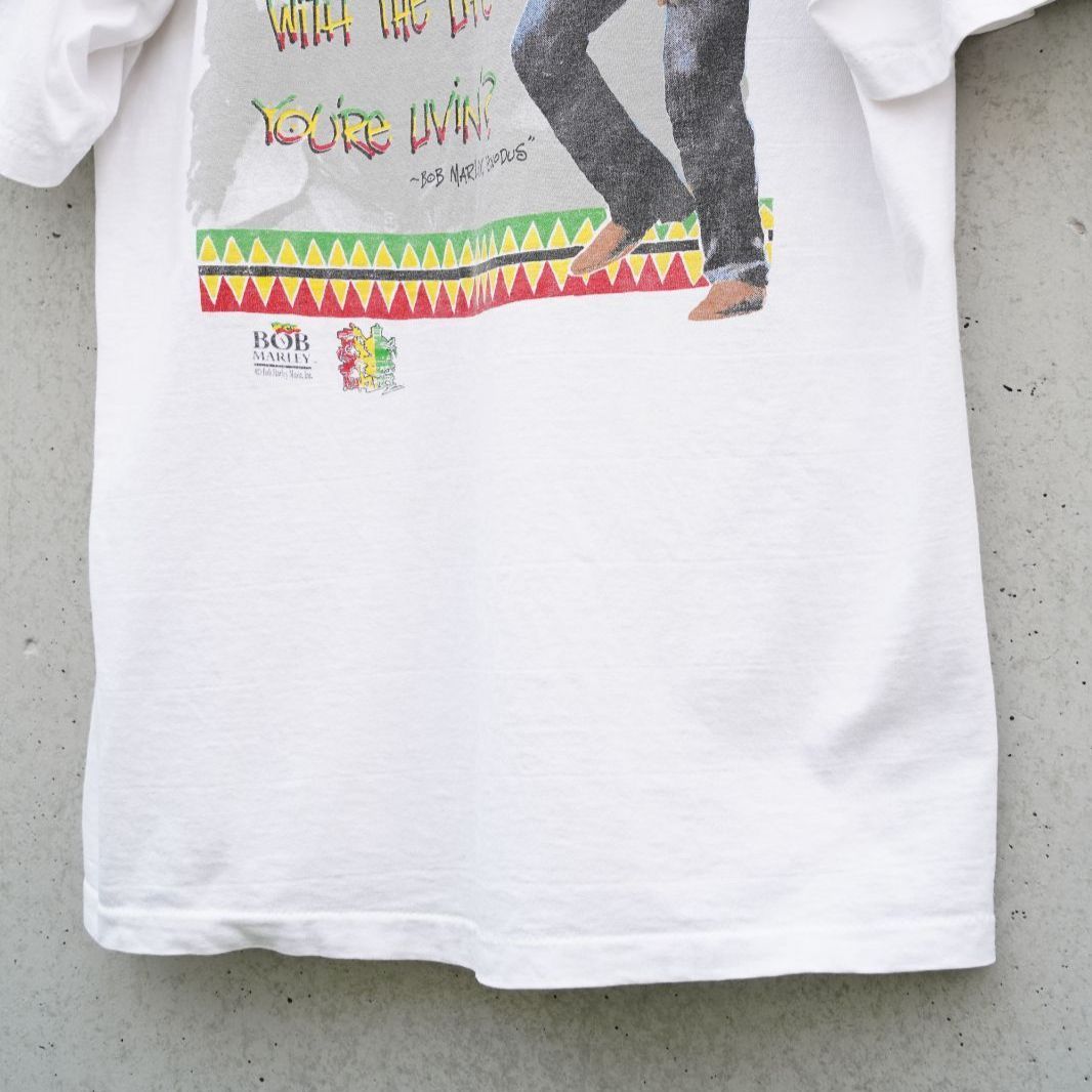 90s Bob Marley Exodus USA製 XL 両面プリント ヴィンテージT
