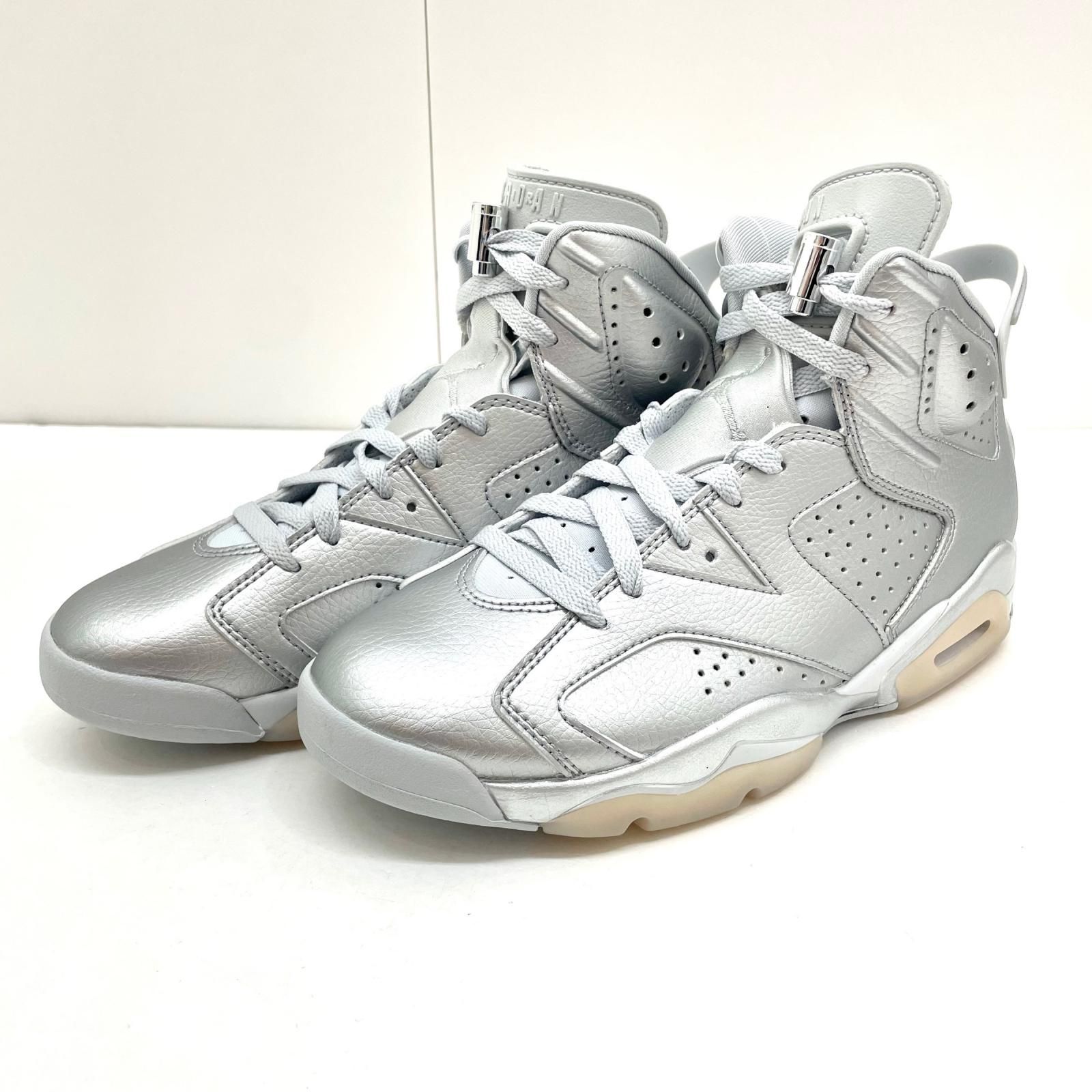 【尾張小牧店】 中古 NIKE | ナイキ スニーカー Air Jordan 6 Retro IQ5135-001 シルバー 26cm 【126】