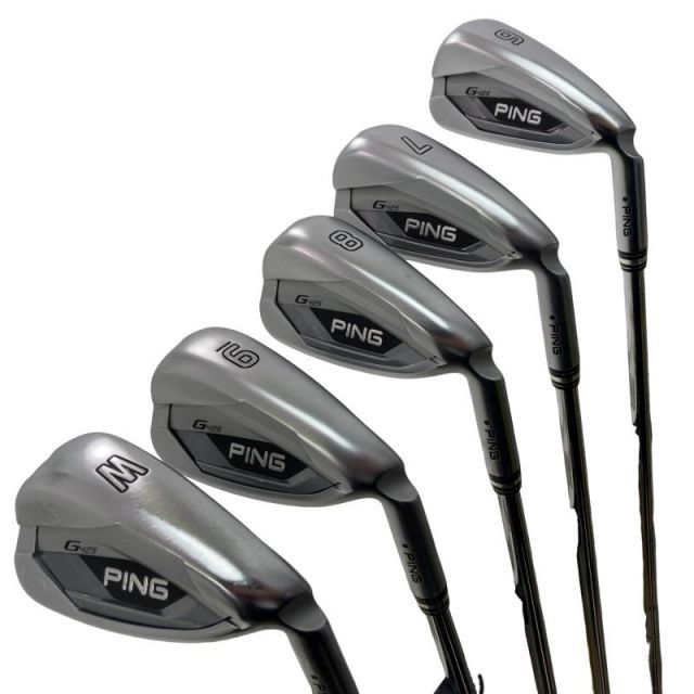 【中古】 ピン G425 6S アイアンセット IR 純正特注シャフト (フレックスS) メンズ 男性用 右利き 右用 Cランク ゴルフクラブ