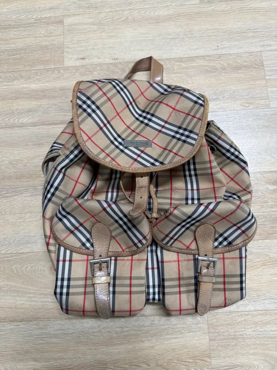 BURBERRY バーバリー ブルー ノヴァチェック ミニリュック (日本正規品)
