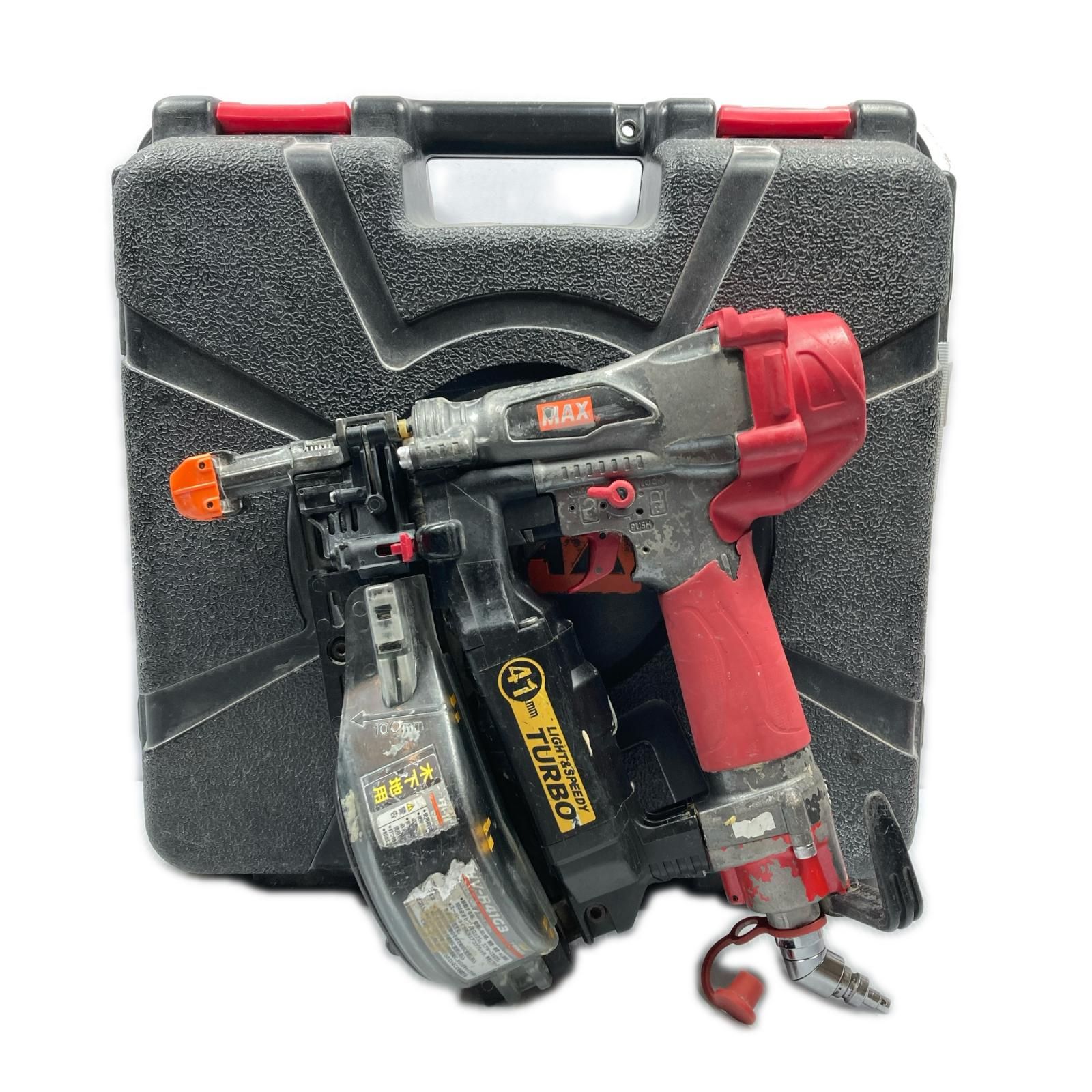MAX マックス 高圧 41mm ネジ打ち機 HV-R41G3 レッド