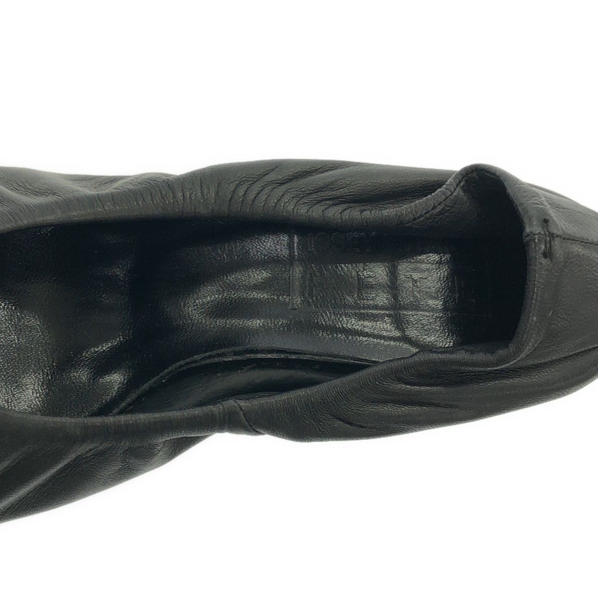 イッセイミヤケ ISSEY MIYAKE FETE レザー パンプス ISSEYMIYAKE FETE イッセイミヤケ フェット レザーヒールパンプス