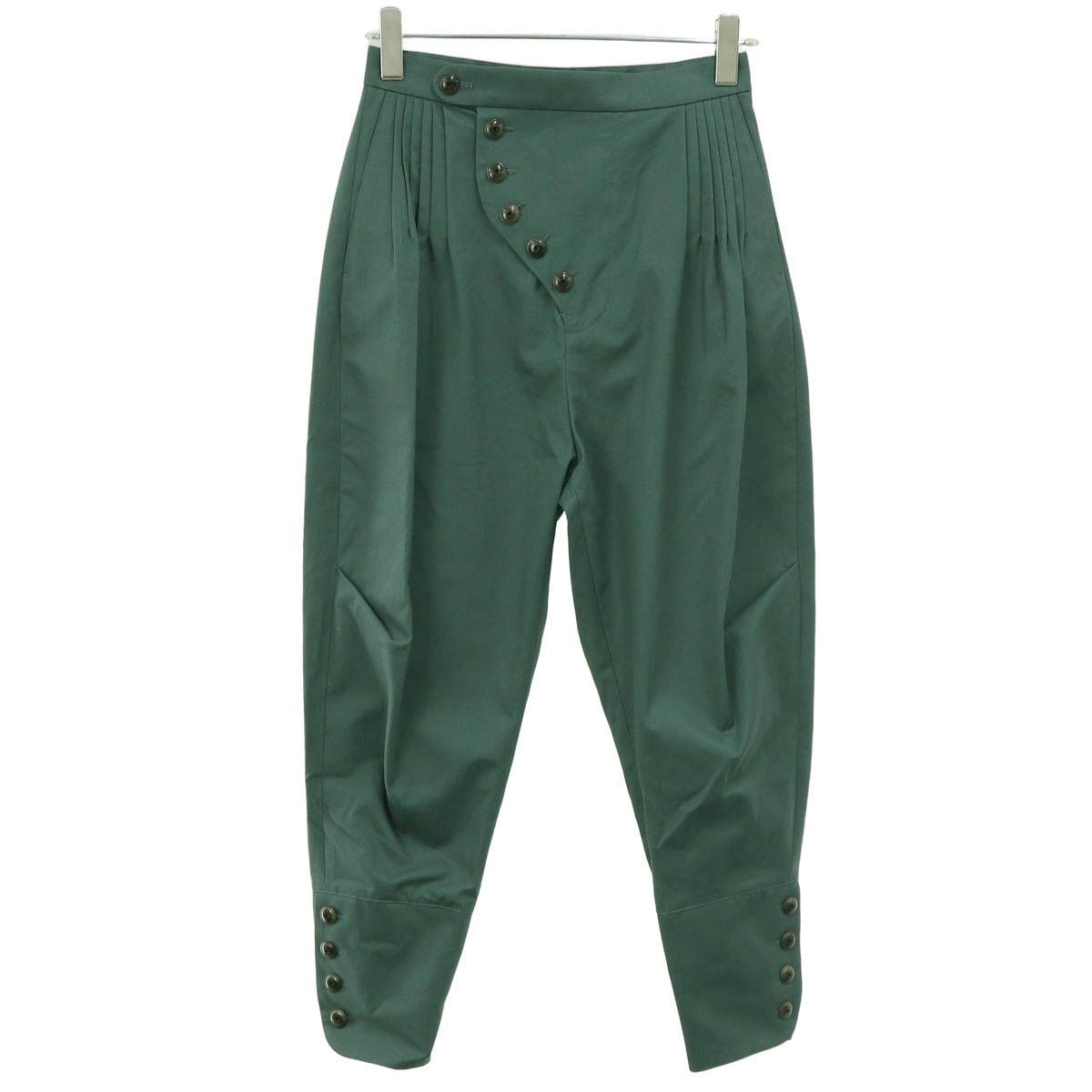 mina perhonen ミナペルホネン piacere コットンパンツ aes4654M グリーン 38 39,650円