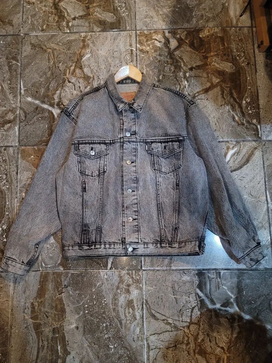 90's リーバイス シルバータブ ダークグレー デニムジャケット