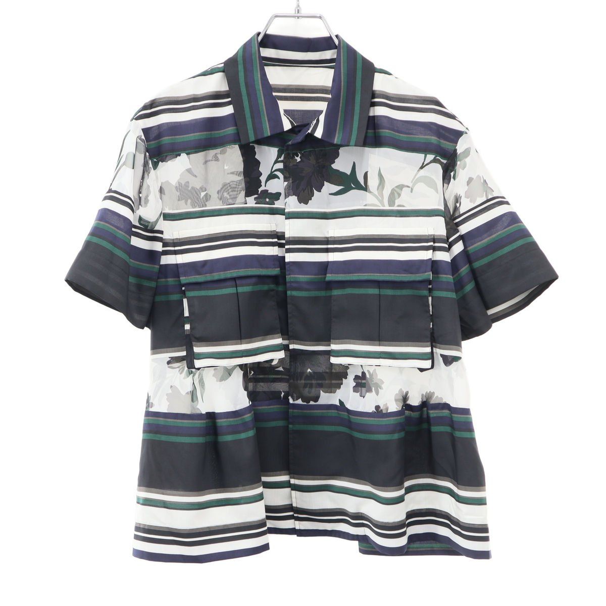 sacai サカイ 26SS Pattern Mix Shirt パターンミックスブラウス シャツ 26-08526 ミックス 2 41,275円