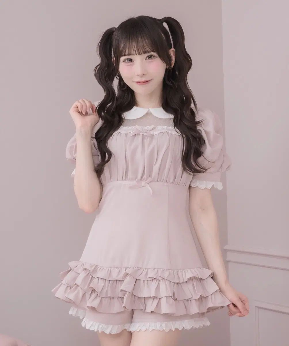 Pium (ピウム) チュール スリット ティアード セットアップ 出品