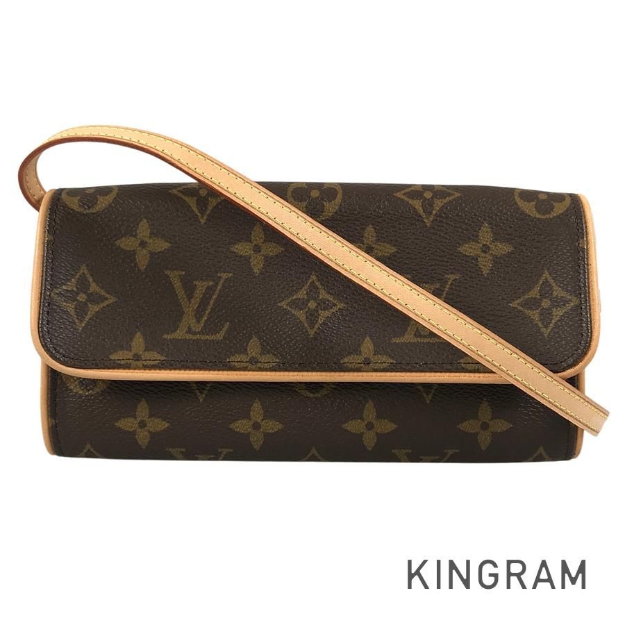 ルイ・ヴィトン LOUIS VUITTON モノグラム ポシェット ツイン PM M51854 PVC ショルダーバッグ te【中古】