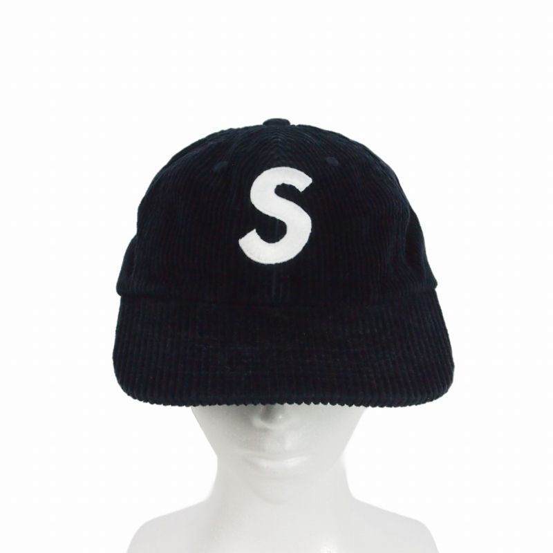 シュプリーム SUPREME 24FW Corduroy S Logo 6-Panel コーデュロイ S ロゴ 6パネル キャップ 帽子 Free ネイビー 紺 10,842円