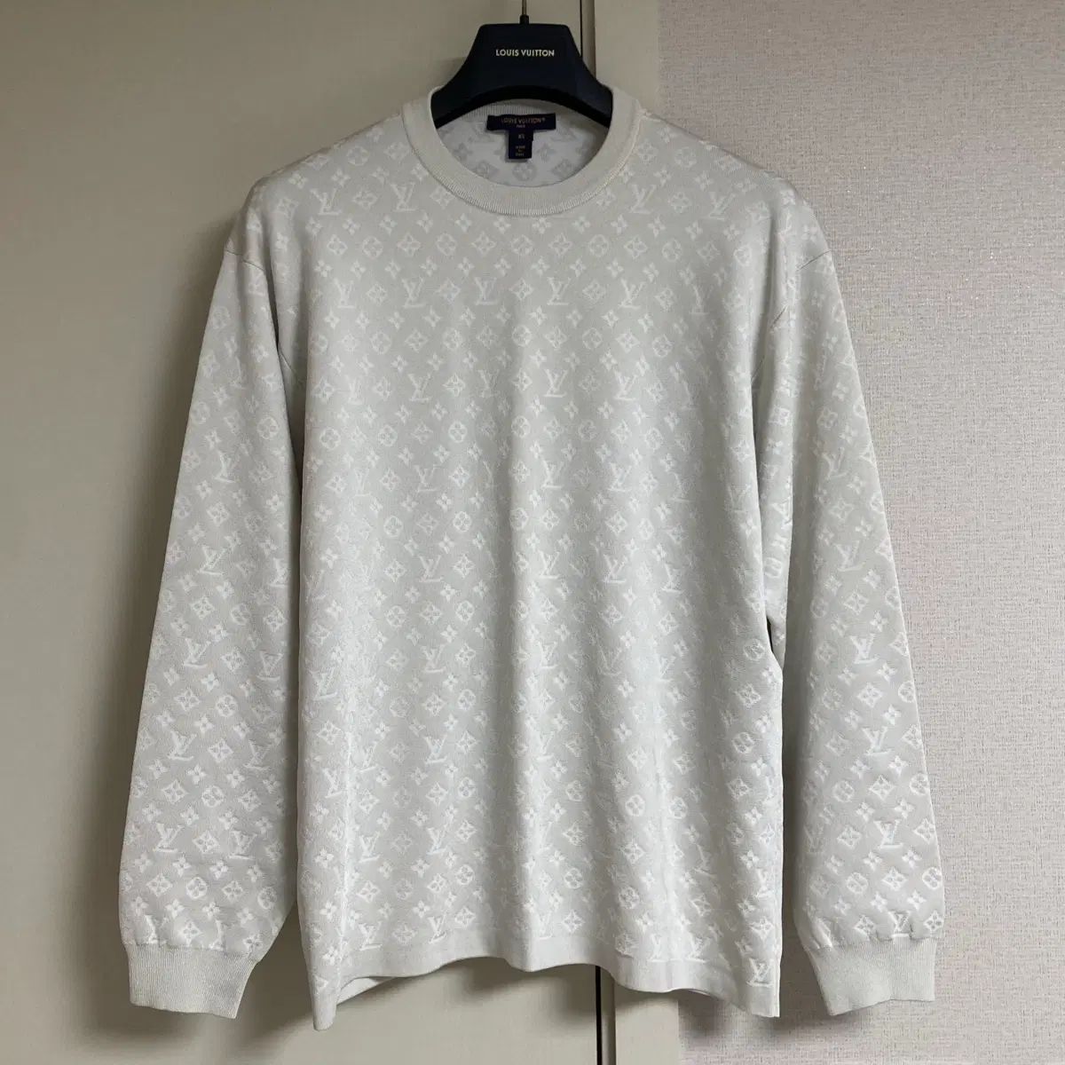 XS 25FW ルイヴィトン レディース モノグラム ジャカード セーター