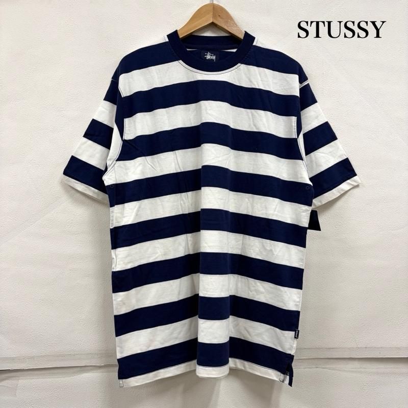 ステューシー OLD オールド 90s 半袖 ボーダー Tシャツ 紺タグ ヴィンテージ メンズ L ISItems【USED】【古着】【中古】50165953