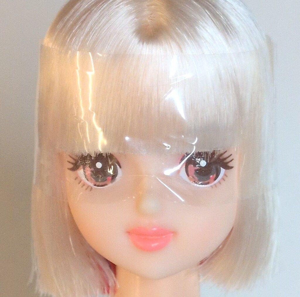 リトルファクトリー リカちゃんキャッスル ジェニーフレンド たまき ボブ ハイトーン レッド系インナーカラー
