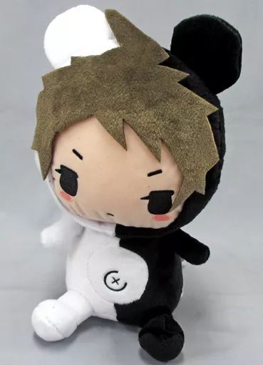 中古】ぬいぐるみ 日向創 もちぷちモノクマ着ぐるみBIGぬいぐるみ