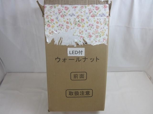 創価学会 上置き仏壇 グラン LED付 ウォールナット調 約46.5×26.5×10cm ミニ仏壇 コンパクト仏壇 モダン仏壇 法月