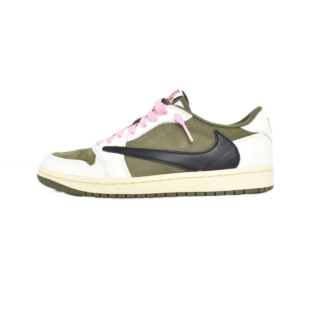 ナイキ NIKE Travis Scott Air Jordan 1 Low OG SP Reverse Olive トラヴィススコット エアジョーダン1 ロー リバースオリーブ スニーカー US8.5 カーキ DM7866-200 46,140円