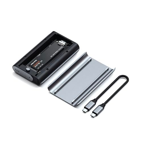 Satechi USB4 M.2 NVMe SSD Proケース 40Gbps転送 最大16TB | USB-C接続、アルミニウム筐体・ポリカーボネートケース。M.2 2280/2260/2242/2230対応（SSDは付属しません）ym 711dfc9e 8,655円