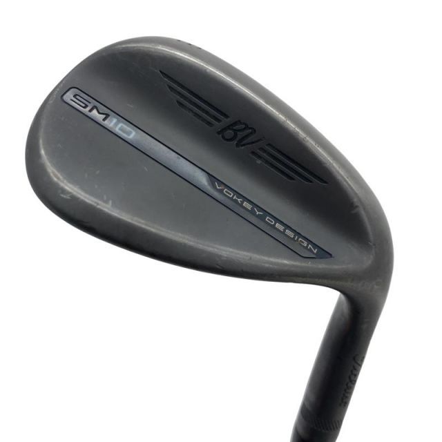 【中古】 タイトリスト VOKEY SPIN MILLED SM10 ジェットブラック 58°/14°K ウェッジ WG 純正特注シャフト (フレックスS) メンズ 男性用 右利き 右用 Cランク ゴルフクラブ