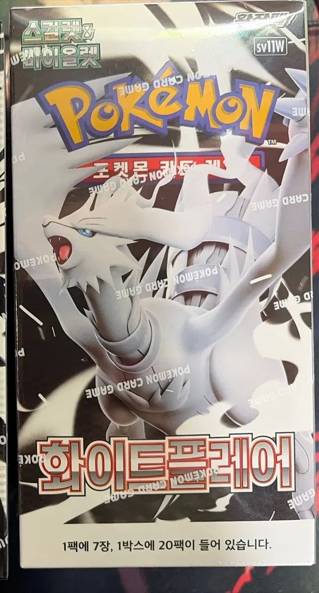<傷なし完璧/シュリンクあり> 白フレア ボックス