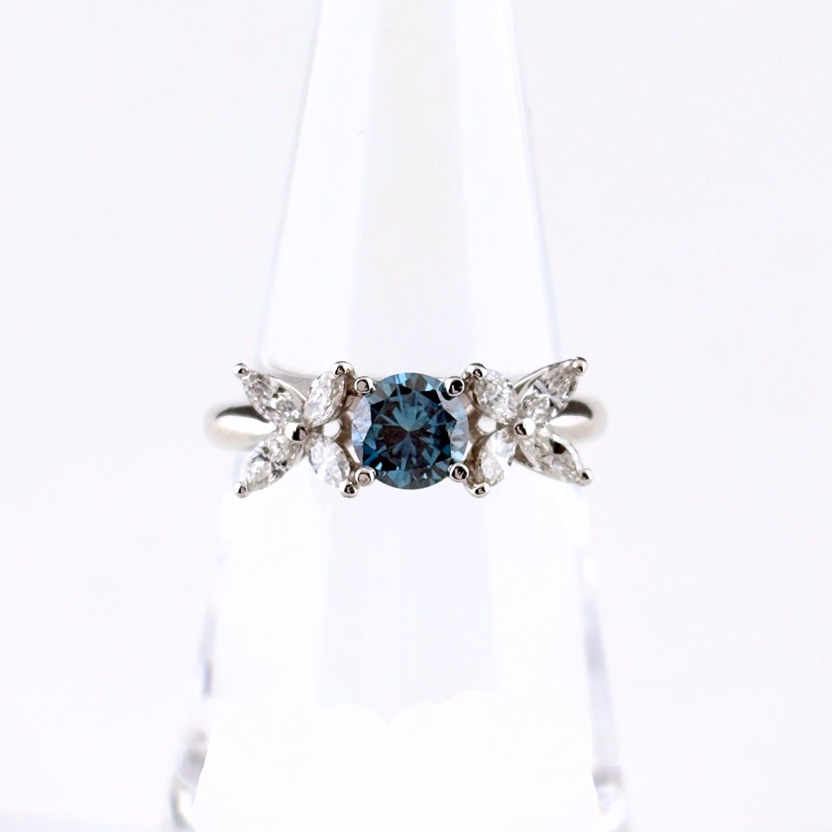 ダイヤモンド プラチナ 指輪 メレダイヤ リング 13号 Pt900 ダイヤモンド レディース 【中古】 51,480円