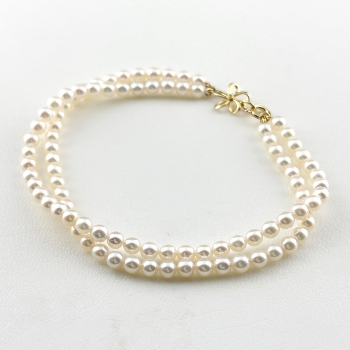 タサキ TASAKI パール YG イエローゴールド 腕輪 真珠 ブレスレット K18 パール レディース 【中古】 32,370円