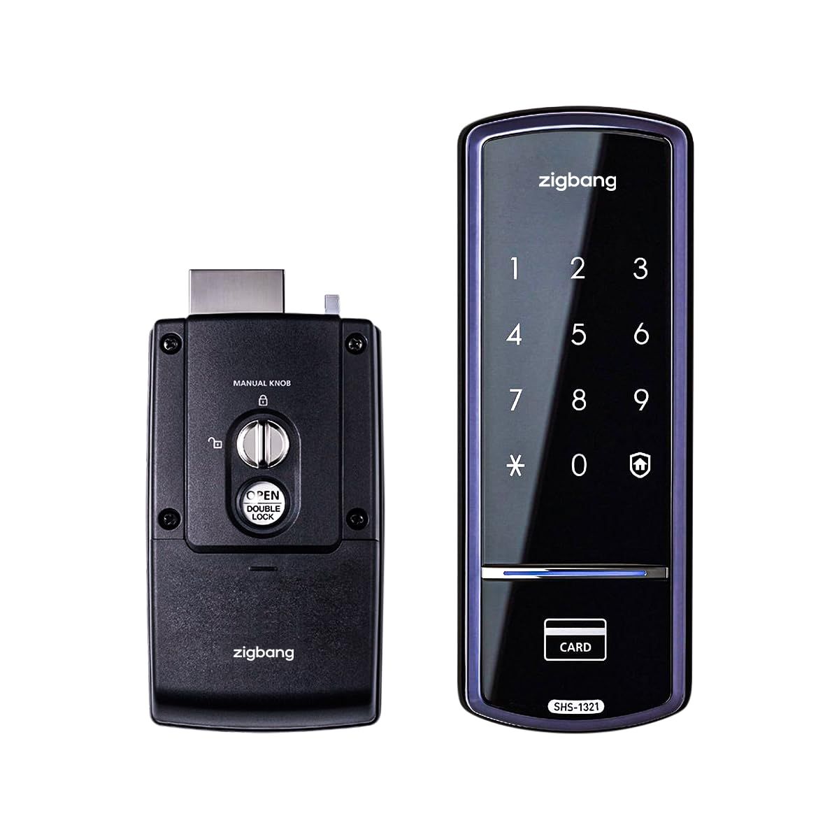 msSHS-1321 メタルロック タッチスクリーンスマートデッドボルト付き 最大20人用 マスターパスワードとRFIDカードで簡単に開く 自動閉鎖 火災検知器 01cc32ba