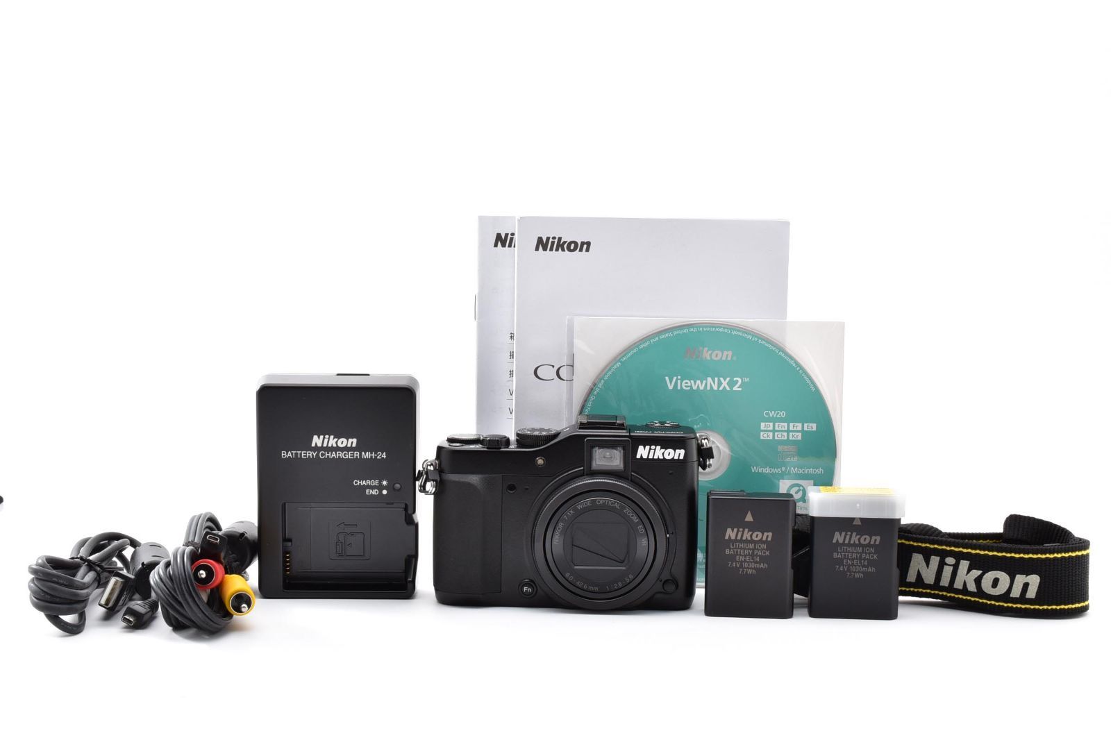 【返品保証】美品｜Nikon ニコン COOLPIX P7000 ブラック コンパクトデジタルカメラ #C260812-02