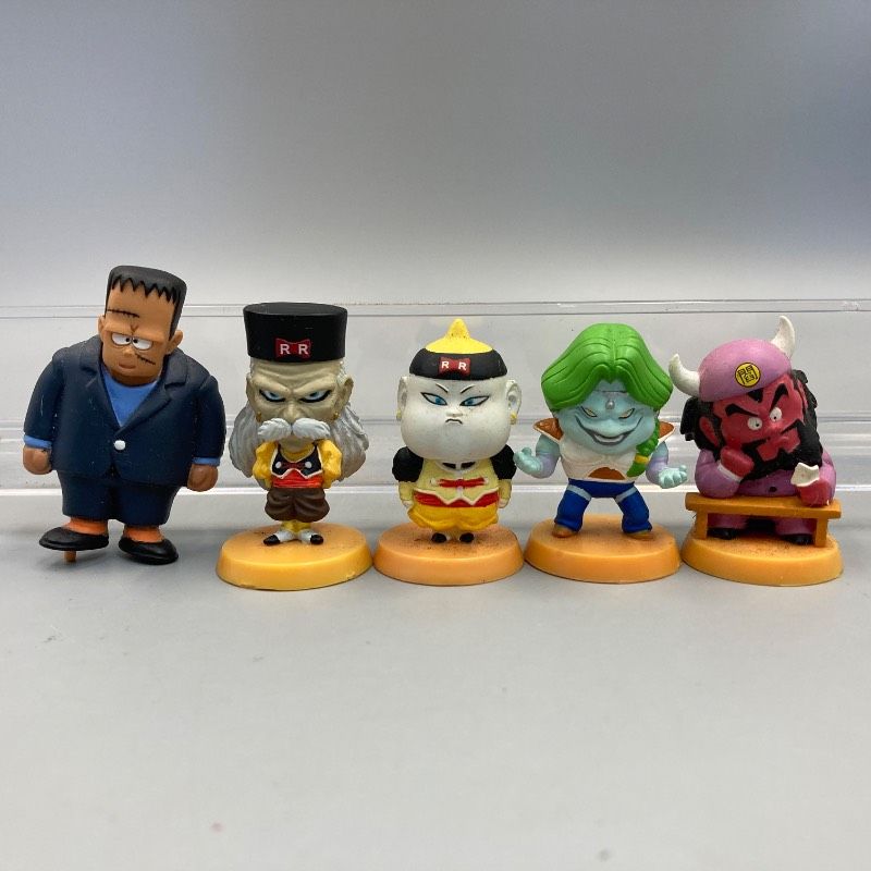【５点セット】 ドラゴンボール フィギュア 人造人間20号（ドクター・ゲロ） 人造人間19号 ザーボン（変身後） 閻魔大王 人造人間8号（ハッチャン） アニメヒーローズ ワーコレ 6,000円