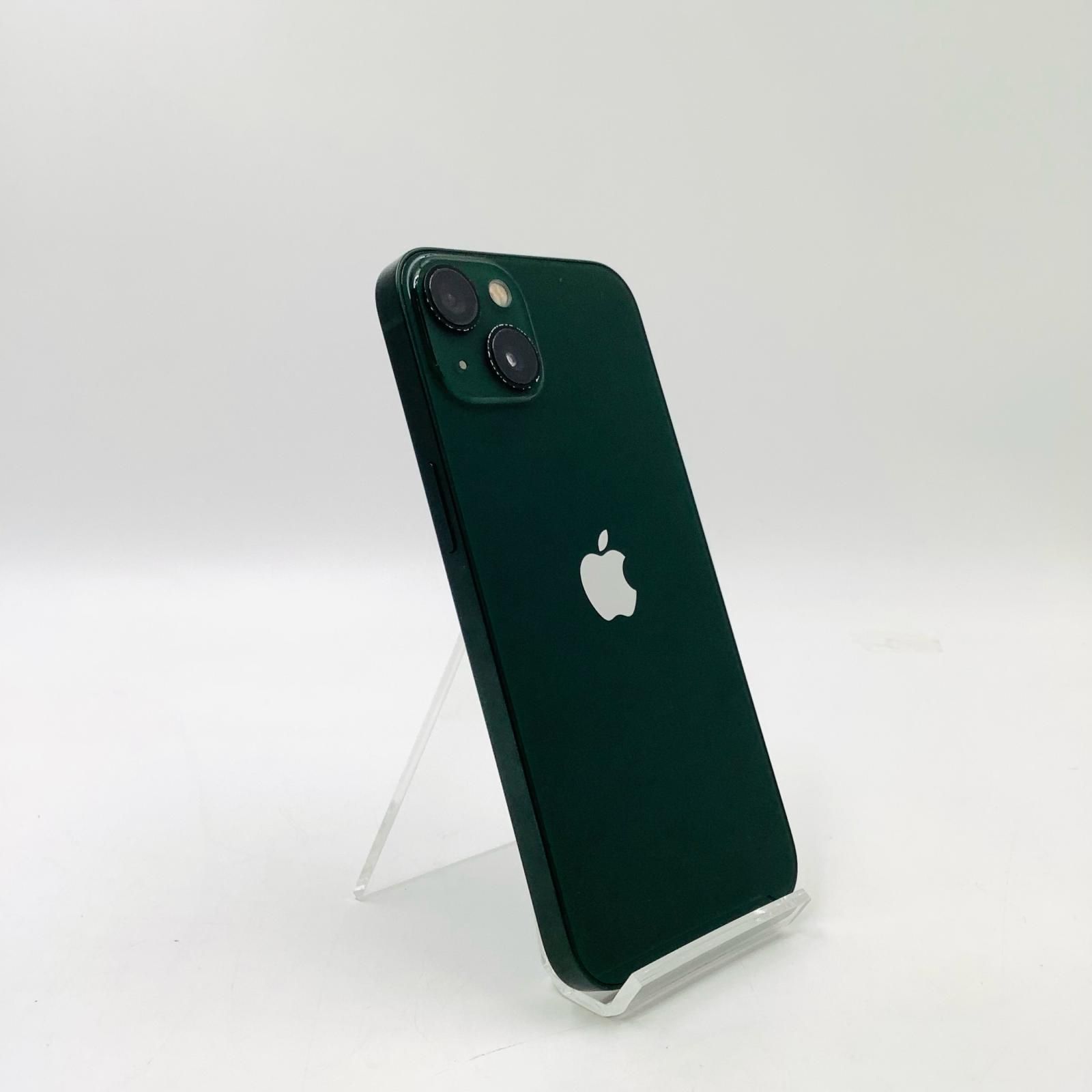 【全額返金保証】【最速発送】 iPhone 13 128GB グリーン docomo SIMフリー 白ロム 動作確認済 77% 28,692円
