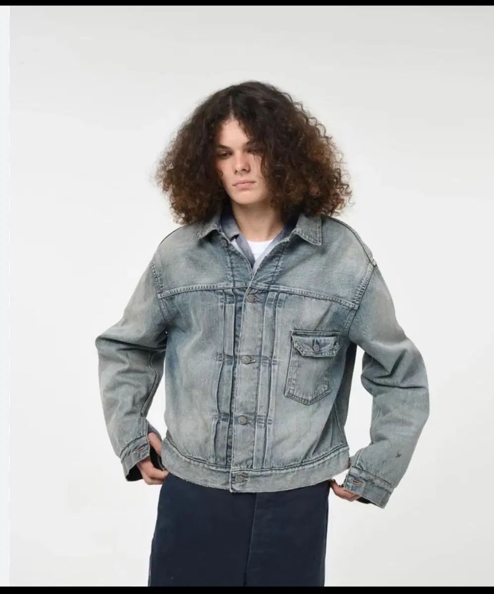 Bowwow blanket denim jk デニムジャケット Lサイズ