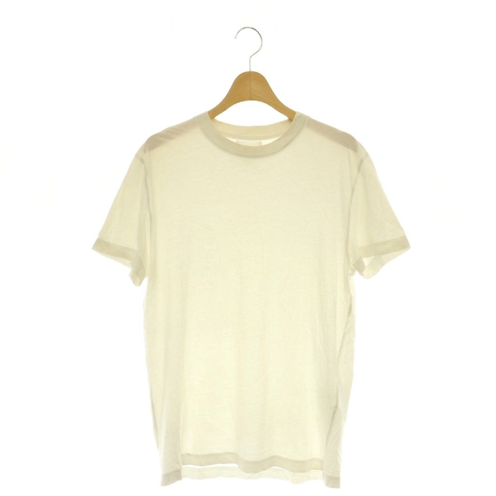 プラダ PRADA UJM492 S181 ILKクルーネックTシャツ カットソー 半袖 M ホワイト /HK ■OS ■AD