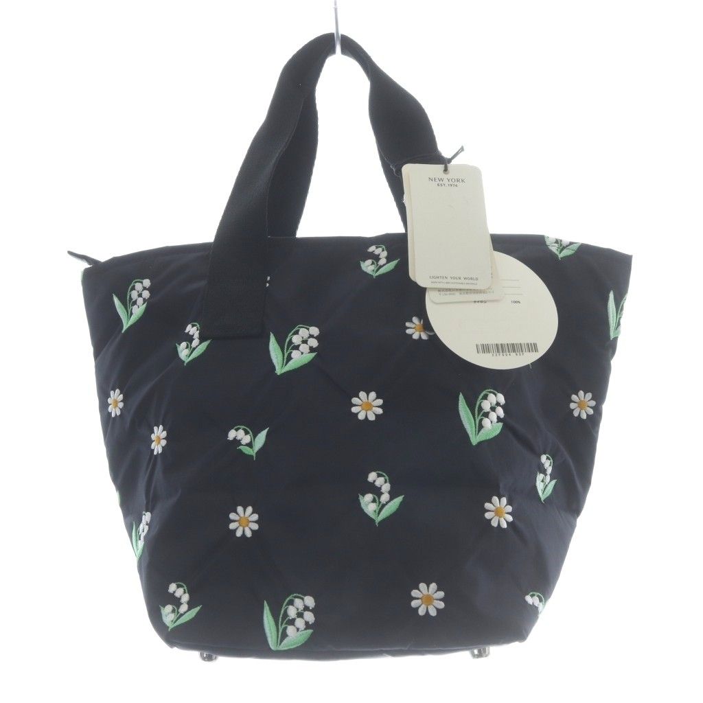 レスポートサック LesportSAC SMALL ELLE TOTE トートバッグ Chesty ハンドバッグ 総柄 黒