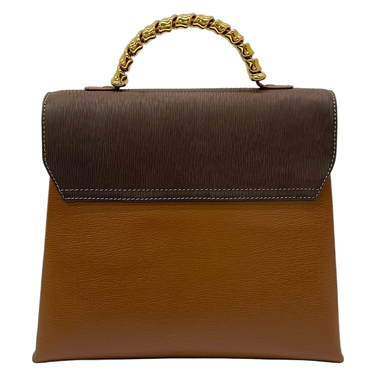 LOEWE(ロエベ) ハンドバッグ ベラスケス ブラウン×ダークブラウン レザー