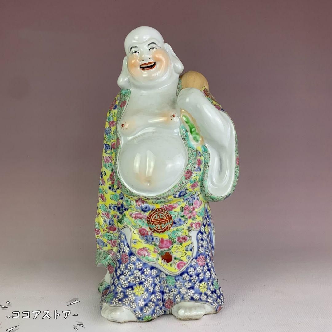 布袋さん彫像 陶磁器 装飾品 現代工芸品 美術品 置物 32,235円