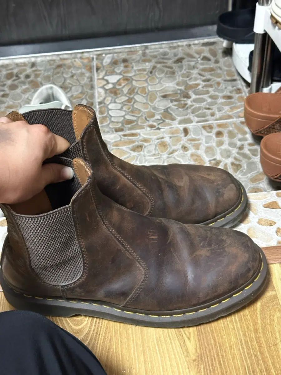 DR. MARTENS 2976 チェルシーブーツ ダークブラウン 280 uk9 13,259円