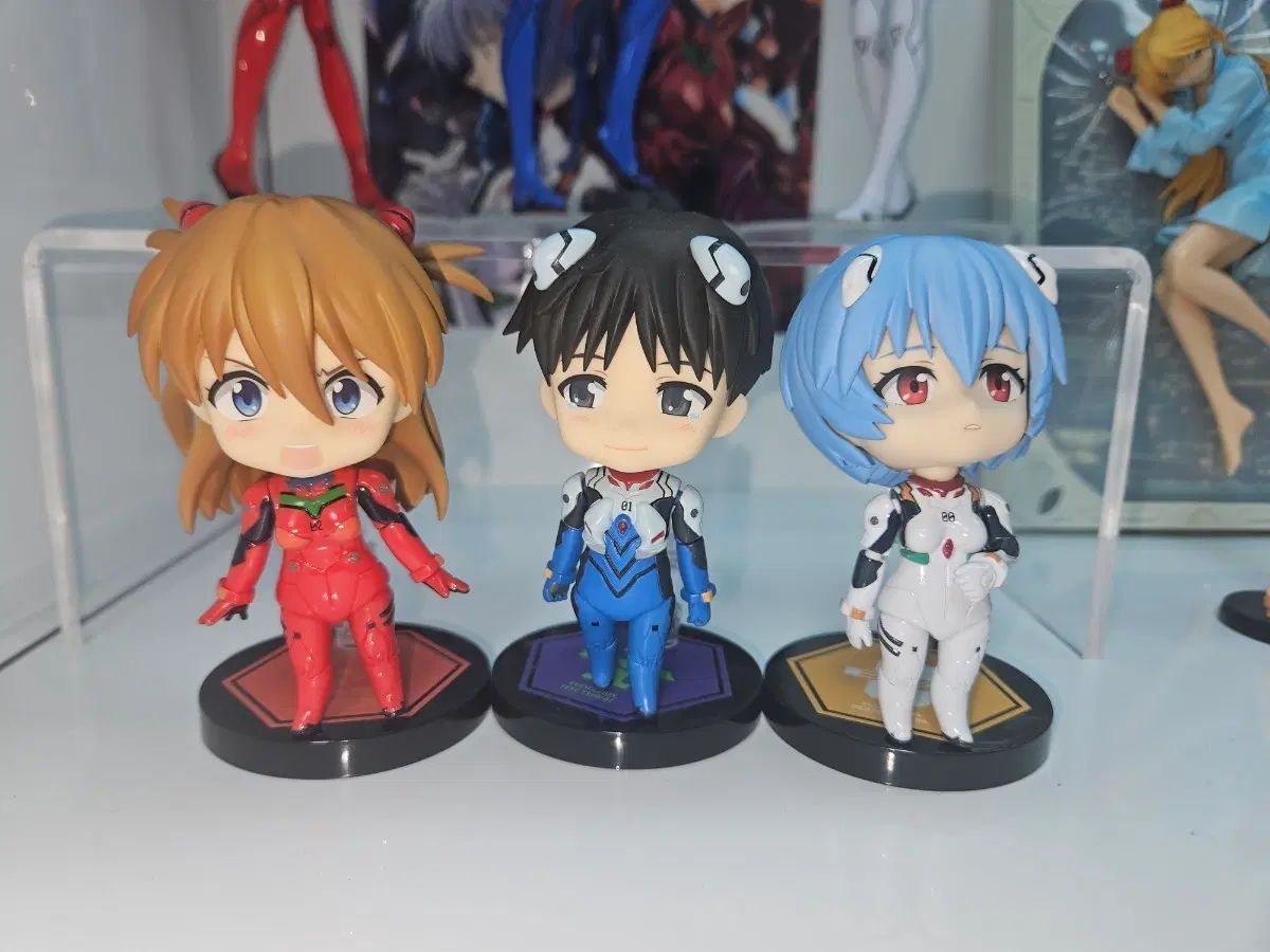エヴァンゲリオン ねんどろいど 碇 シンジ、アスカ、レイ プラグスーツ まとめ