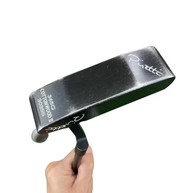 【中古】 Piretti Piretti MIDNIGHT BLACK COTTONWOOD II(365G) 33インチ パター PT スチール (フレックスその他) メンズ 男性用 右利き 右用 Cランク ゴルフクラブ