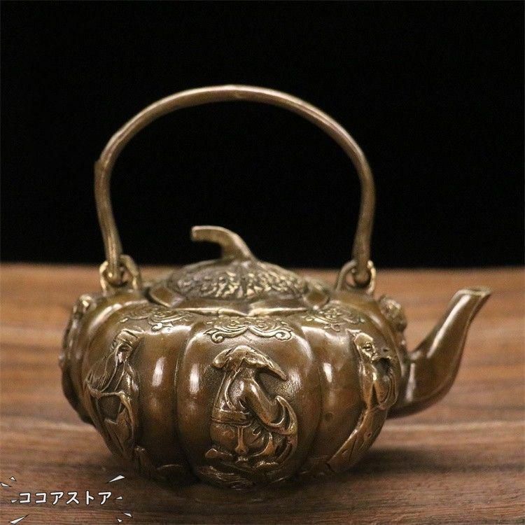 かぼちゃ急須 装飾品 工芸品 美術品 置物 かぼちゃ急須 装飾品 工芸品 美術品 置物